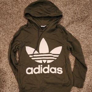 Adidas Women's Sweatshirt Size Small Amry green